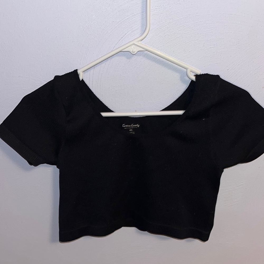 Black Crop Top